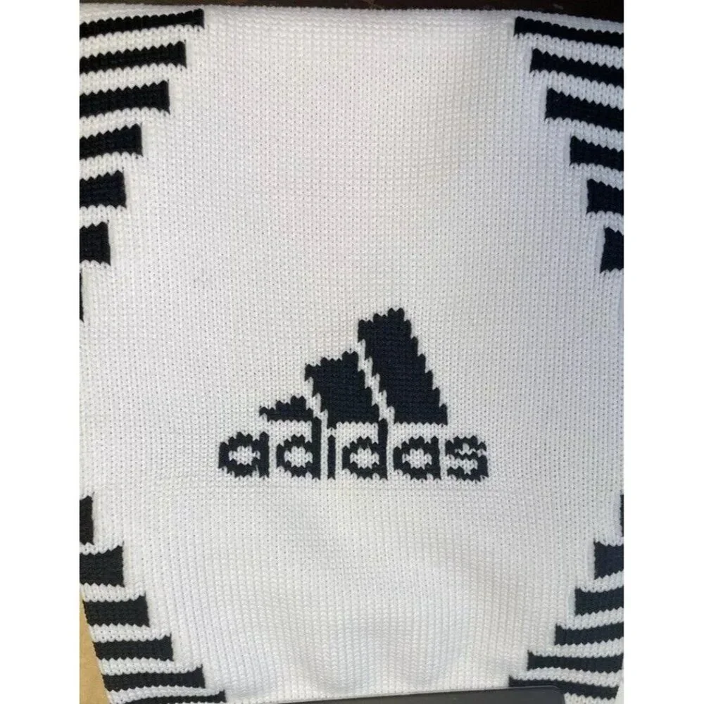 adidas Team Speed Soccer Socks White/Black Small 13C-4Y